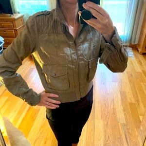 Flying Tomato Tan Bomber Style Jacket